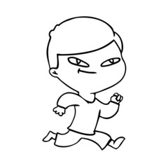 Fototapeta premium cartoon boy