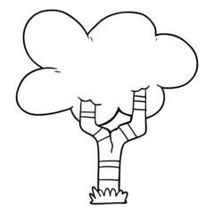 cartoon tree