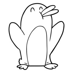 cartoon penguin