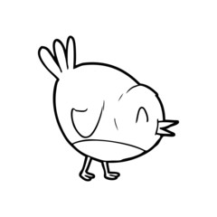 cartoon robin bird
