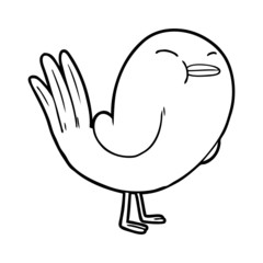 cartoon bird