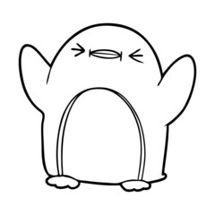 cartoon penguin