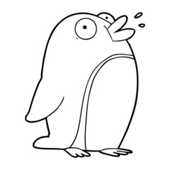 cartoon penguin