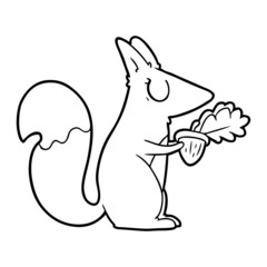 cartoon squirrel