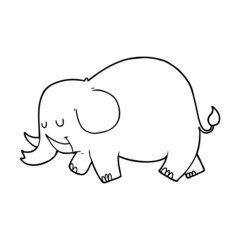 cartoon elephant
