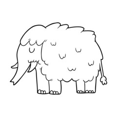 cartoon mammoth