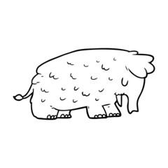 cartoon mammoth