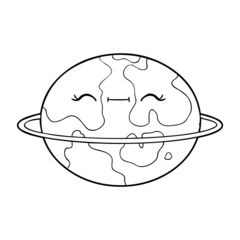 cartoon habitable alien planet