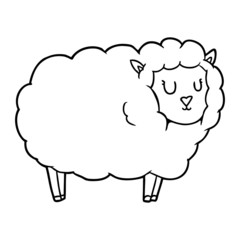 cartoon sheep
