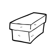 cartoon cardboard box