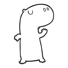 cartoon hippopotamus