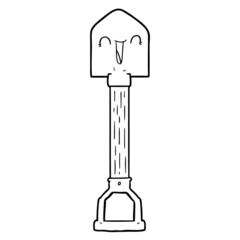 cartoon shovel