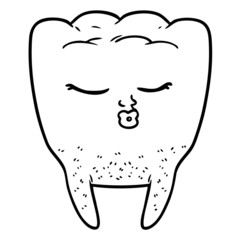 cartoon tooth