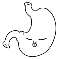 cartoon stomach