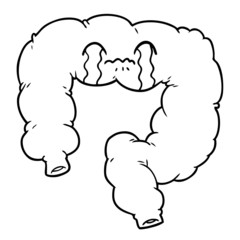 cartoon colon
