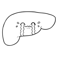 cartoon liver