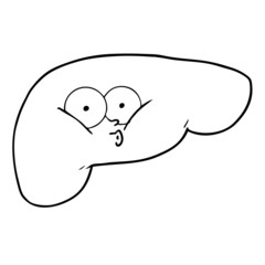 cartoon curious liver