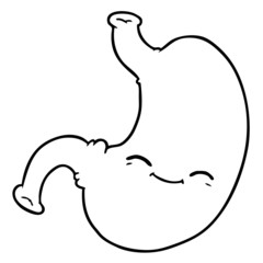 cartoon stomach