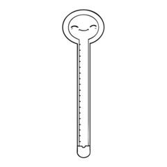 cartoon thermometer