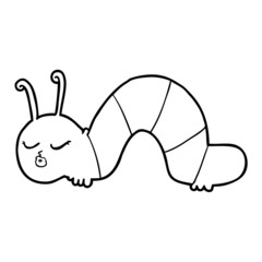 cartoon caterpillar