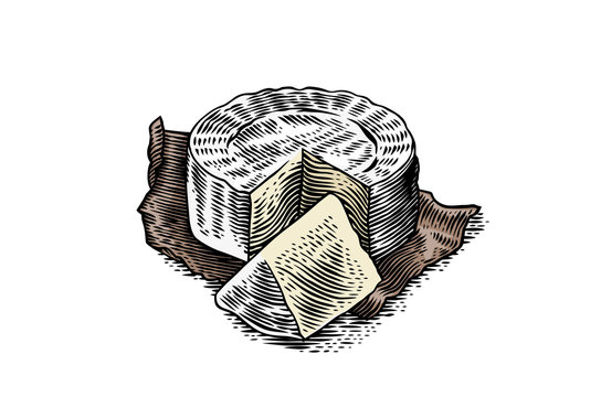 Camembert on the paper