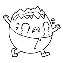 humpty dumpty cartoon egg man crying