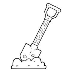 cartoon shovel
