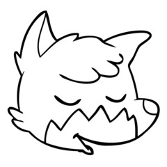 cartoon fox face
