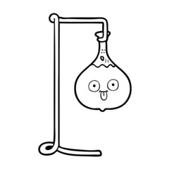 cartoon science experiment