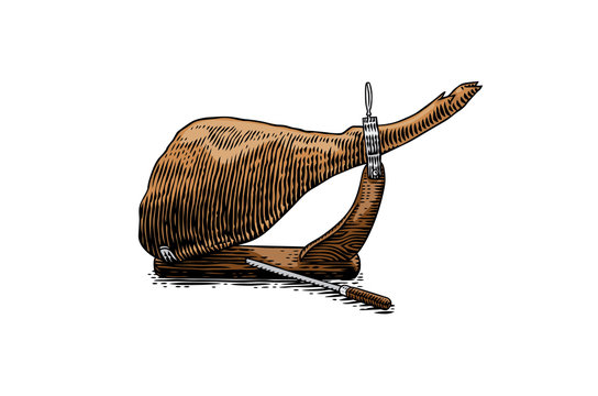 Jamon on the jamonera