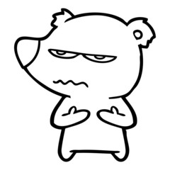 annoyed bear cartoon