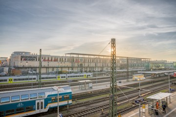 Naklejka premium Hauptbahnhof von Regensburg, Bayern, Deutschland
