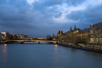 Pont au Change bridge and La Conciergerie  Paris, France