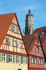 Altstadt von Nördlingen, Bayern, Deutschland