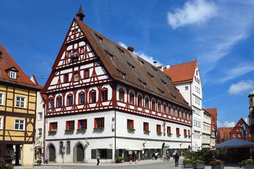 Tanzhaus in Nördlingen, Bayern, Deutschland