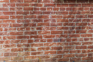 Naklejka premium The old red brick wall