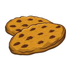 Hand Drawn Chocolate Chip Cookies