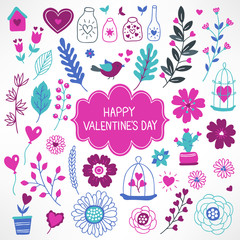 Collection of Valentine elements