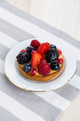 Strawberries tart