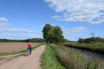 Radtour bei Münster, Hessen