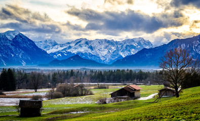 landscape murnauer moos - bavaria