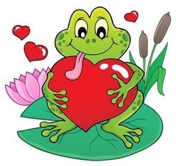 Valentine frog theme image 2