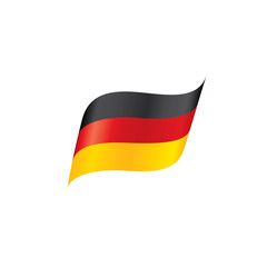 Naklejka premium Germany flag, vector illustration
