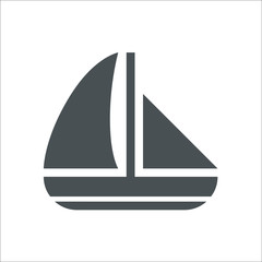 Ship icon.  Illustration