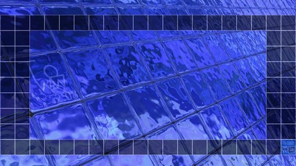 3D rendering background with icons place for desktop size 1920x1080 with bottom taskbar, “The Walking Wallpapers” series 2.08 - The Ice Wall