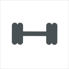 Barbell icon.  Illustration