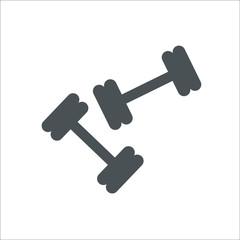Barbell icon.  Illustration