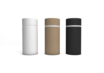 Cylindrical cardboard packaging