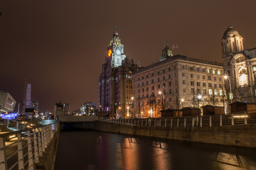 Liver Building and Cunard Building