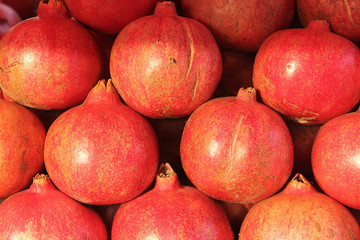 Beautiful red pomegranate